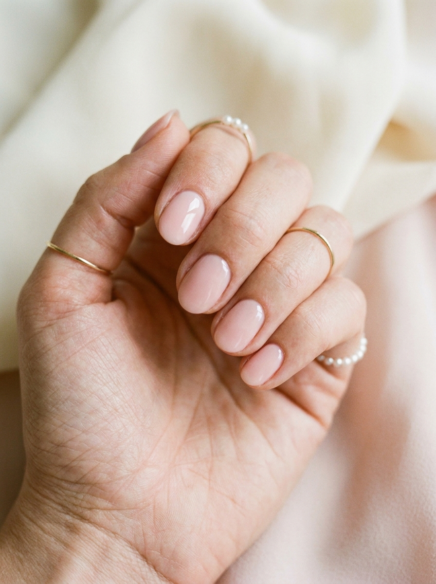 Pink Nude Nägel als Nude Nägel Inspiration 2026